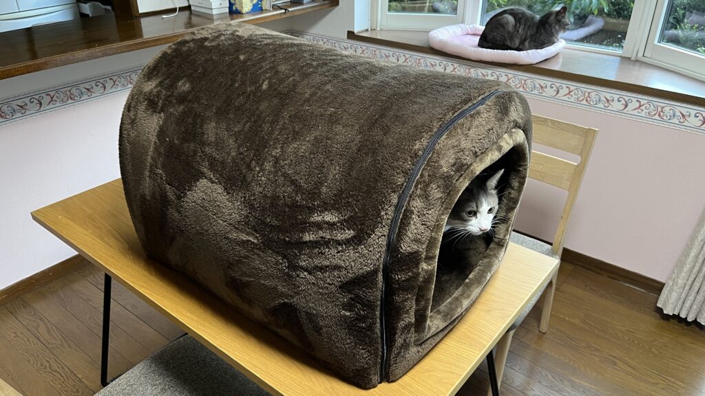 PetStyle 犬 猫 ベッド ドームハウス マット ペットベッド 冬用 多頭飼い 2匹同時 寝れる