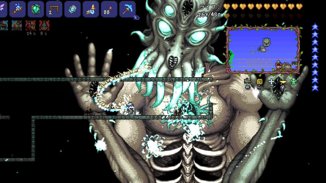テラリア terraria ゼニス zenith 作り方 素材 スターラス ミャオメア ムーンロード しんせいなしるし